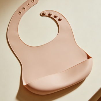 1-Pack  Unisex Silicone Bibs for Babies and Boys, Adjustable Neck Circumference, Soft and Waterproof, Essential for Baby Feeding