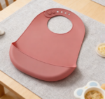 3-Pack for 3-12 Month Baby Girls: Soft, Adjustable, Waterproof, Durable, Protective Feeding Bibs