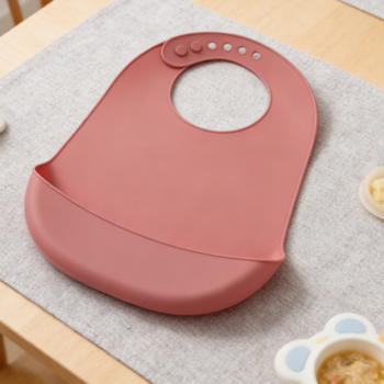 3-Pack for 3-12 Month Baby Girls: Soft, Adjustable, Waterproof, Durable, Protective Feeding Bibs